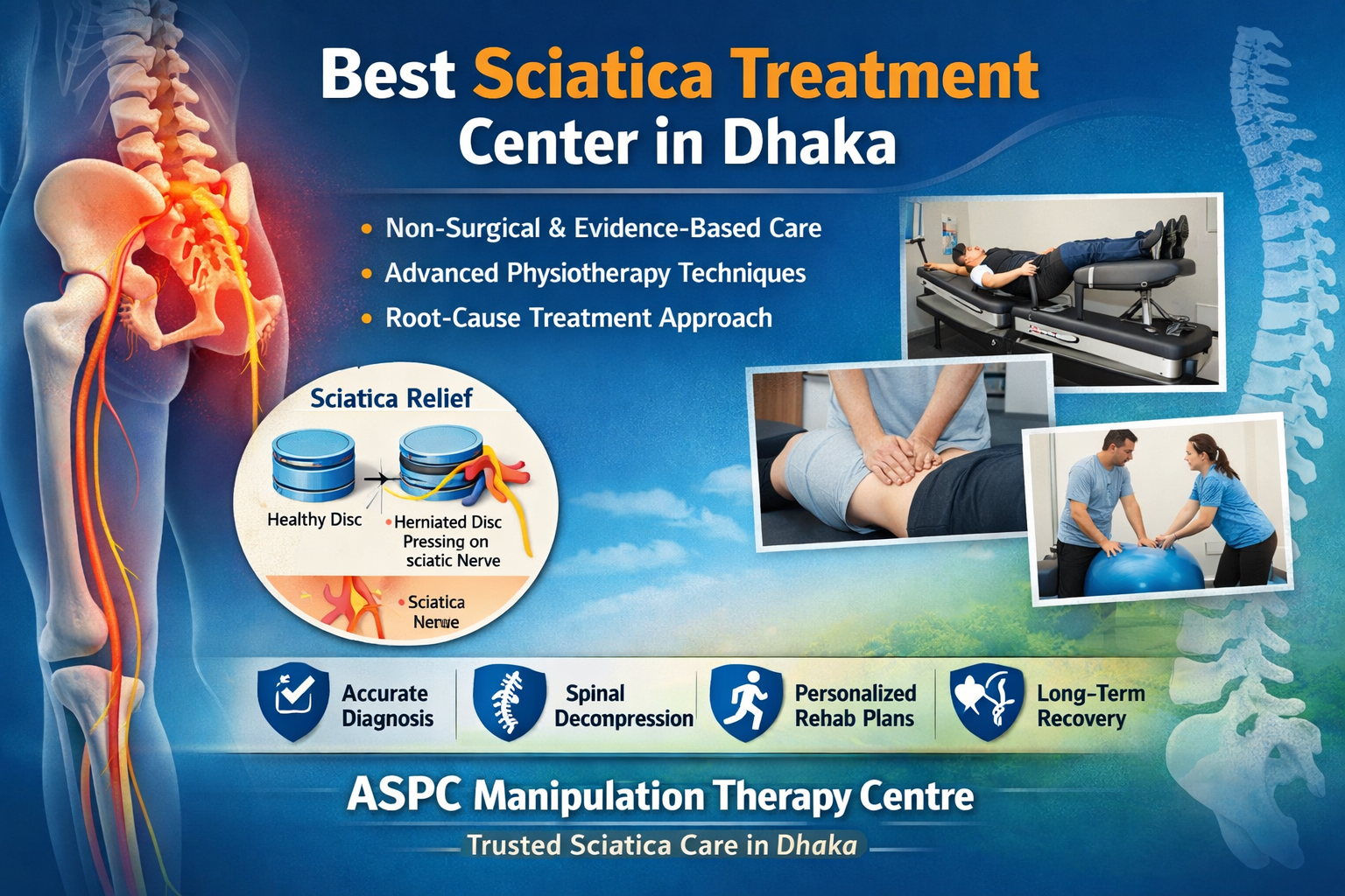 Best Sciatica Treatment Center in Dhaka